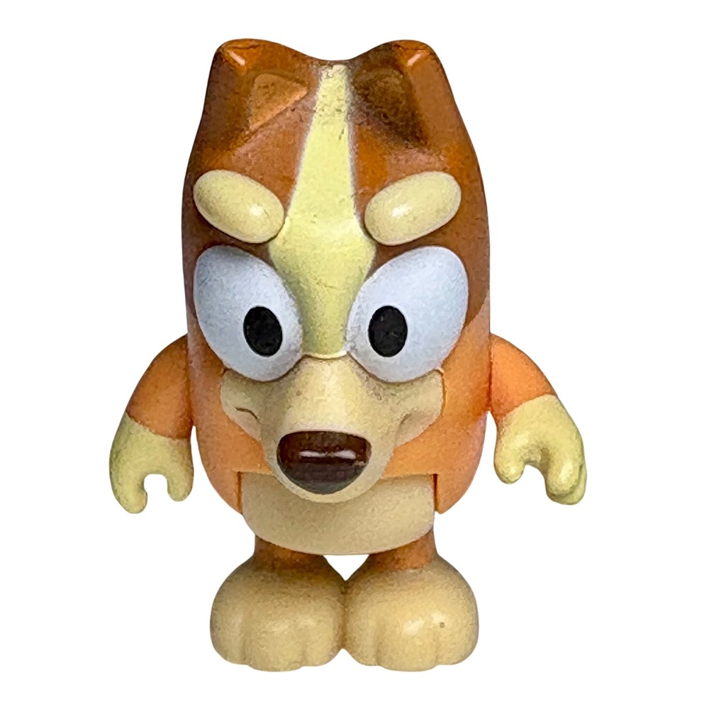 Bluey Bingo Toy Figure 2.5 Orange Tan Bingo‎ Heeler Poseable Action Figure